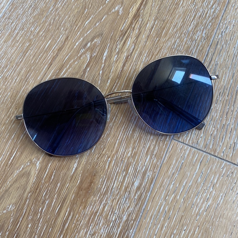 Warby Parker Nelly Glasses blue tint